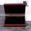 Chinese factories wholesale custom luxurious leather jewelry box, deep red beautiful gift box