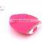 Adjustable gear vibrating small handhold silicone facial exfoliator brush