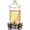 glass jar with tap for wine