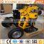 Super quality unique construct equipment rotary drilling rig/200m portable skid water well drill rig