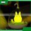 plastic decorative cartoon portable hanging usb rechargeable led study reading desk table night light lamp