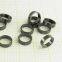 Black Zirconia Ceramic Rings With Letter , Women's Engagement Ring