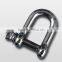 Forged U Stainless Steel Lifting Anchor Chain Dee Bow Shackle Price