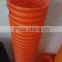 DN 110mm orange electrical flexible corrugated conduit Modified PP pipe MPP pipe
