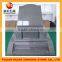 Black high polished marble modern upright headstone