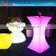 glowing LED bar table/ light up cocktail table/illuminated led bar table