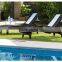 All-weather Adjustable Outdoor Patio Rattan Sun Lounger/Chaise Lounge