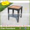 Leisure outdoor rattan furniture garden coffee table set