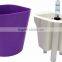 Self watering planter flower pot home office garden water level indicator