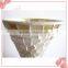 Flower Patterned Elegant Glass Handicraft Stained Mosaic Giant Glass Vases