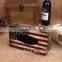 2015 USA flag wooden tissue box