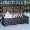 Rattan outdoor storage box