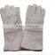 DDSAFETY 2017 Cow Split Leather With Blue Canvas Back Safety Work Gloves