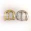 End bar Solid Brass buckle with one prong, belt buckle
