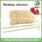30cm Long Hot Sale Disposable Round Bamboo Skewers For BBQ Or Food
