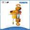 Mini electric chain hois in bridge cranes with plain trolley