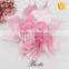Beautiful ruffle baby headband fabric flower for hair