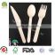 Wholesale dot party disposable wooden fork