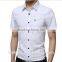 stylish men short sleeve cotton formal shirts