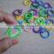 Knitting Pony Flat 27mm Coloured Plastic Stitch Marking Ring