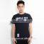 Wholesale plain couple short sleeve letter printing t-shirt with pocket 2016