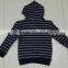 Yiwu stocks lots boy's fashion stripe hoodies pullover