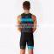 Custom made one piece triathlon suit men with powerband for long distance riding, Tri club team