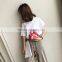 sweet girls fashion sling long strap handbags one pink bag
