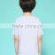 Fashion soft simple printed kids t-shirts