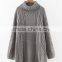 EY0887S ladies pullover knitted sweater, knit turtleneck sweater pattern pullover