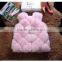 Western Women Winter Multi Color Fake Fox Fur Vest
