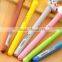 cute novel cartoon animal pipe sucker shape promotional gel pen for school kids