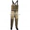 2017 New design fishing wader suit with 100% waterproof breathable feature