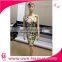 Hot Sale New Style Sleeveless Slim Ladies Ribbed Bodycon Midi Dress