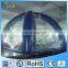 4 by 4 meters airtight inflatable camping tent transparent or customized