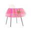 1st birthday party accessory baby pink gold glitter tutu high chair skirt