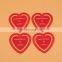 BSCI promotional customized plastic heart bookmark