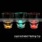 water activated small glass/LED lighted cup/bar use flashing cup