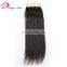 Qingdao hair factory Hot selling top brazilian hair lace closure with baby hair