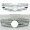 Chrome Grille Grill Fit For Mercedes Benz R230 SL-Class SL500 SL600 03-06