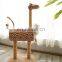 Cute animal shape giraffe cat climbing frame cat tree house with scratching pole cat nest