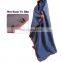 Custom Plush Fleece Waterproof Down Camping Blanket for Outdoor Picnic