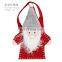 Cute Kids Felt Christmas Candy Bag Portable Hanging Santa Snowman Gift Bag Christmas Decoration