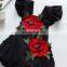 flower pattern fly sleeve Toddlers Soft Newborn Bodysuit wholesale Girls Romper