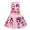 2020 sleeveless zipper Girls cartoon dress print performance skirt girl dress