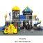 China attractive children outdoor play slides playground equipment for kids