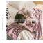 Fashion Simple Family Blanket Nap Cover 100%polyester Blanket Bed