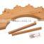 Custom 6 wine bottle wooden rack, wood wine display racks