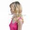 female straight inclined bang blending wig hair