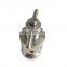 Sanitary SS304 1.5"(OD50.5mm) 0.5-5 bar Tri-Clamp Adjustable Pressure Relief Safety Valve
